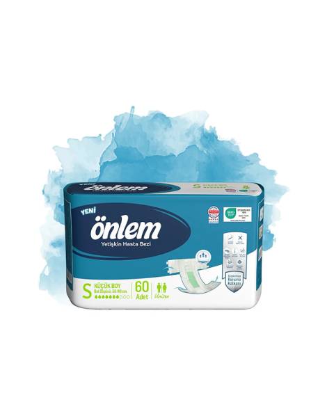 Önlem Yetişkin Hasta Bezi Bel Bantlı Tekstil Yüzey Small